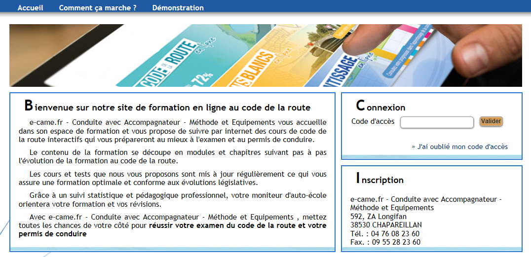 code de la route en ligne pour candidat libre au permis B