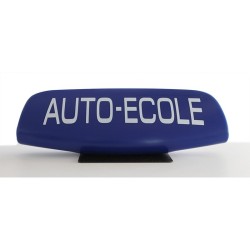 Panneau de toit auto-école fin Bleu Foncé
