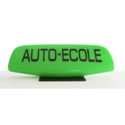 Panneau de toit auto-école fin Vert