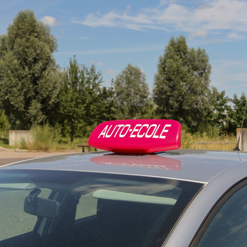 copy of Panneau de toit Auto-Ecole courbé non lumineux