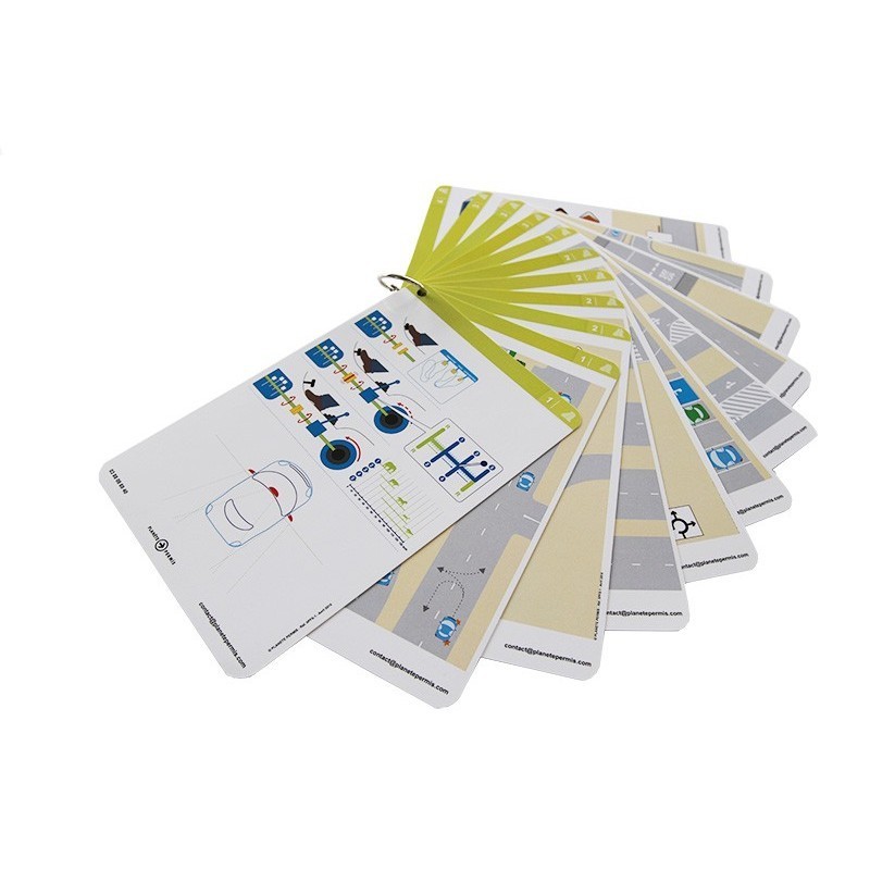 Fiches explicatives de situations pratiques permis B - Inscriptibles et effaçables