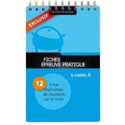 Fiches explicatives de situations pratiques permis B - inscriptibles et effaçables