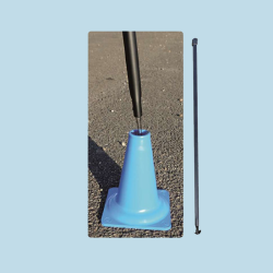 Barre de ramassage de cônes