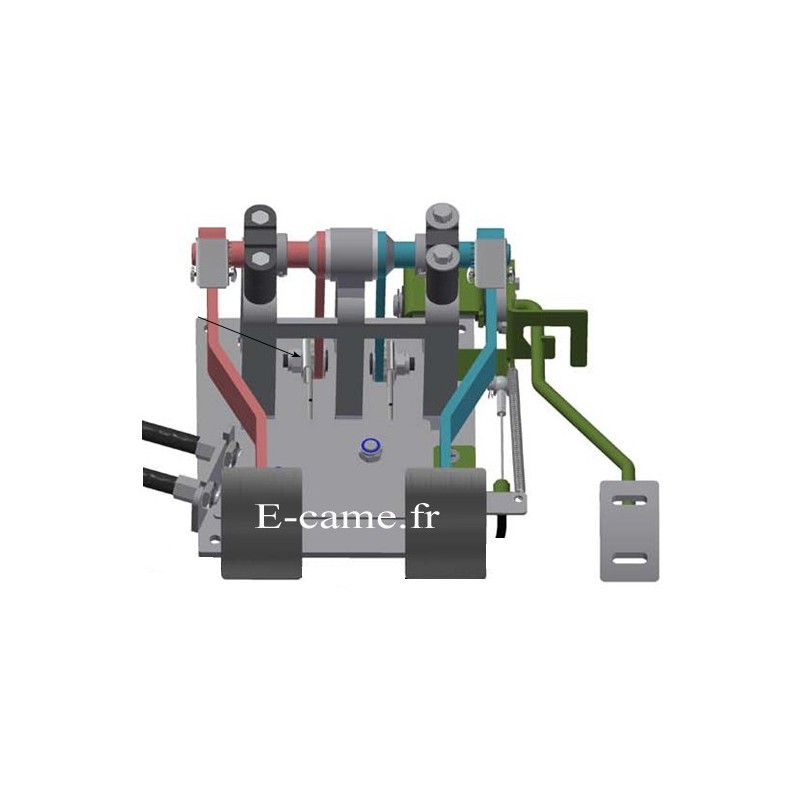 Système universel double commande à pédales par câbles flexibles - Boîte automatique véhicule léger