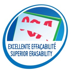 Feutre effaçable à sec noir - excellente effaçabilité - pour fiches explicatives de situations pratiques