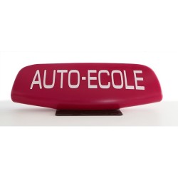 Panneau de toit incurvé Auto-École magenta