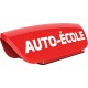 Panneau de toit Auto-Ecole creux rouge - Lettres blanches