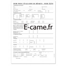25 fiches d'évaluation permis B