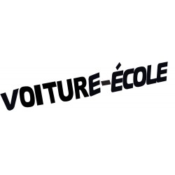 Panneau de toit "Voiture-Ecole" lumineux