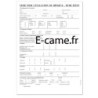 Fiches Evaluation Candidat Permis B