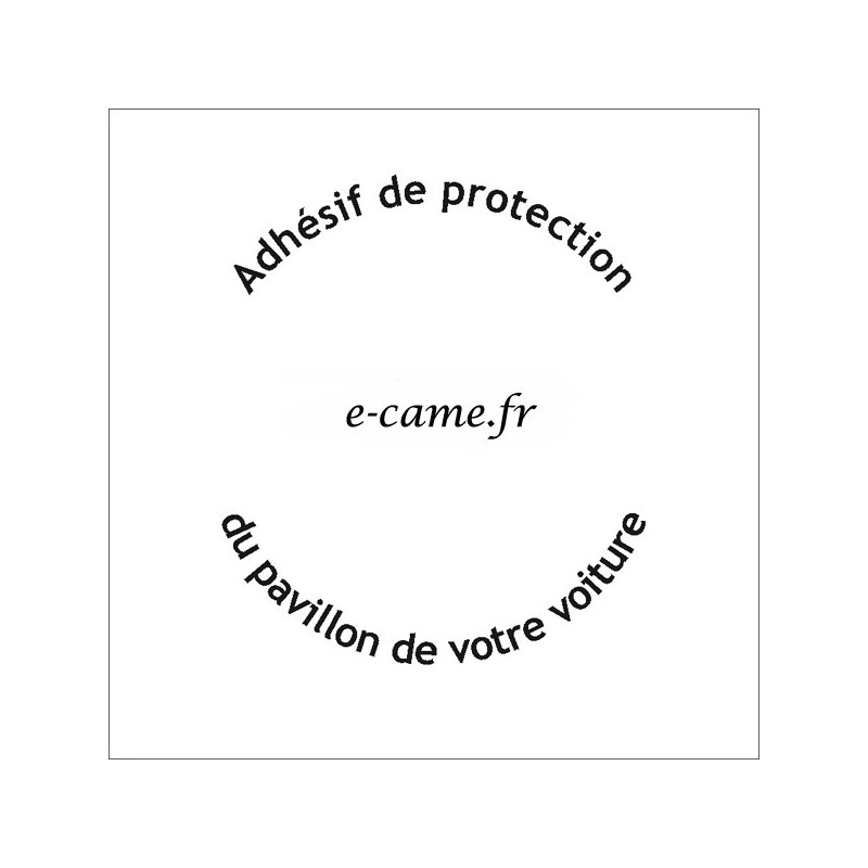 Auto-adhésif de protection de pavillon de toit