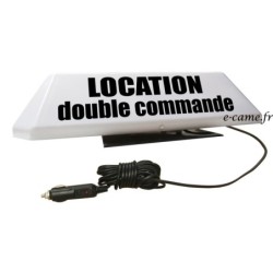 Panneau de toit lumineux Location Double Commande"  "